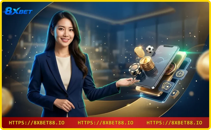 8xbet nhà cái trực tuyến uy tín với giao diện sang trọng