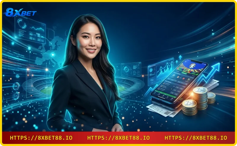 Bản đồ châu Âu với Đức nổi bật và các biểu tượng đội bóng Euro 2024