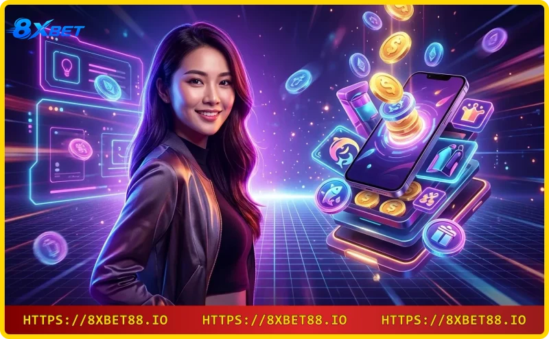 Game bắn cá ăn xu tại 8xbet với đồ họa sống động
