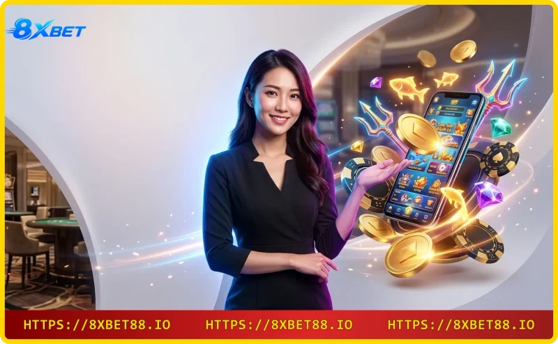 Trải nghiệm game Tam Tiên Đánh Cá tại 8xbet với đồ họa sống động